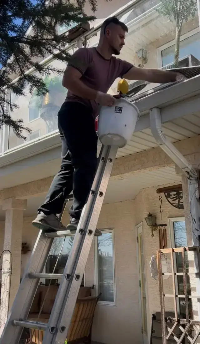 Gutter cleaning service